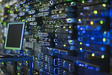 Computer and server room rack panel