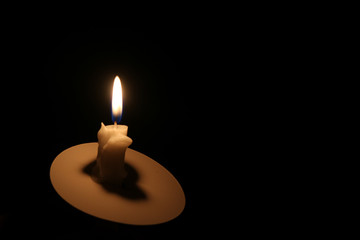 candle in the dark