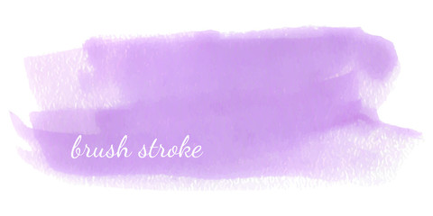 purple watercolor stroke with space for your own text