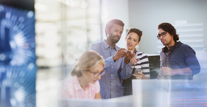 Creative business people meeting in office