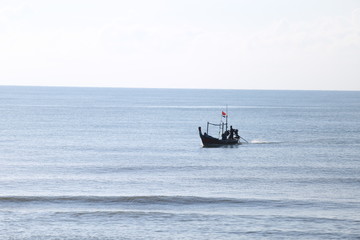 fishing boat in the sea
