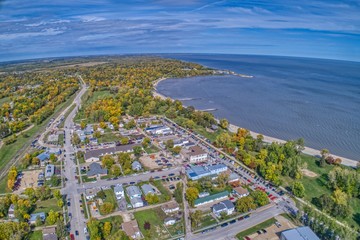 Winnipeg Beach is a popular Tourist Destination with a Provincial Park on Lake Winnipeg