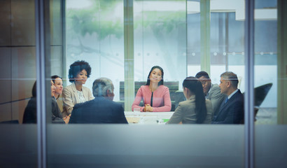 Business people in conference room meeting