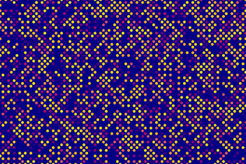 Abstract bright neon wallpaper. Color circles and dots.