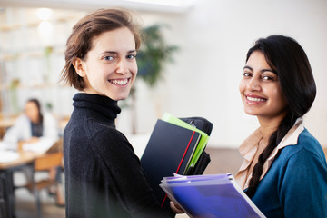 Portrait confident businesswomen in office