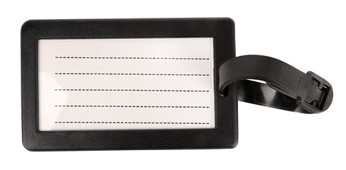 Luggage tag pendant key empty blank for bag or suitcase