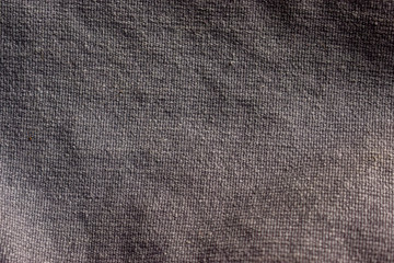 Dark grey denim jeans textile texture  Background image