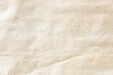 Naklejka premium Brown crumpled background paper texture