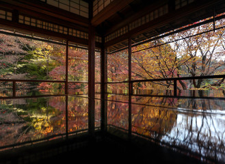 Fototapeta na wymiar 京都　秋　庭園　１２月