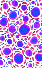 Abstract background. Brush, marker, watercolor, pencil drawing stroke. Children, sketch, doodle, hand drawn