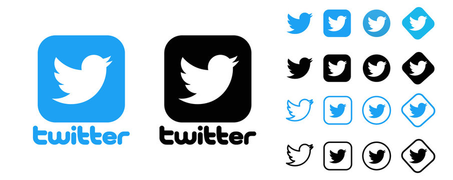 twitter logo. twitter vector icon. twitter vector 