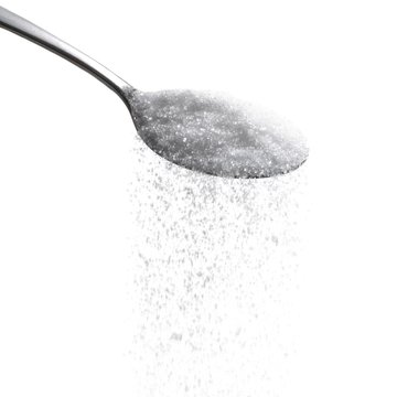 Sugar on a spoon