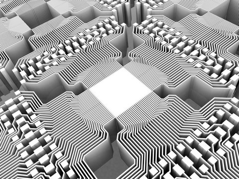 Quantum compute, electronic circuitry
