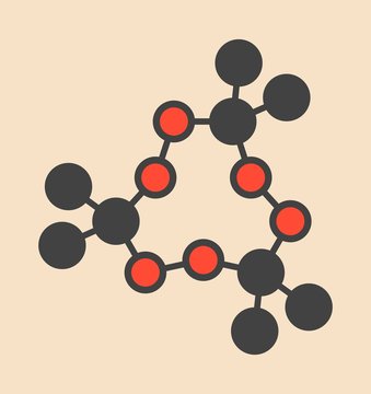 Triacetone triperoxide molecule
