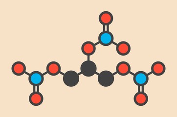 Nitroglycerin molecule