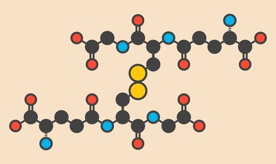 Oxidized glutathione molecule