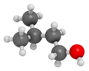 Isoamyl alcohol molecule