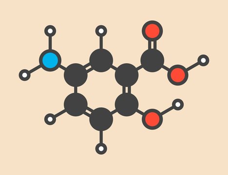 Mesalazine Molecule