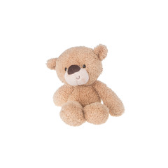 Toy or Brown Teddy bear with concept on the background new.