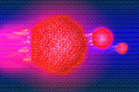 Computer Virus, illustration