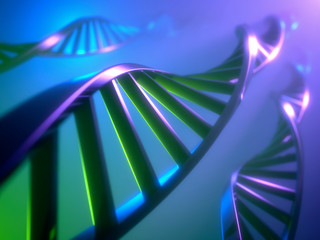 DNA strand, illustration