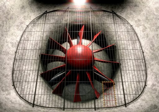 Wind tunnel, illustration