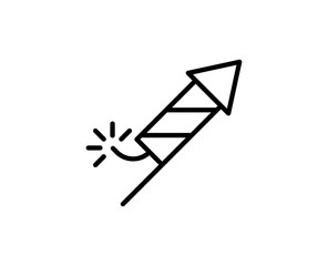 Flat line icon