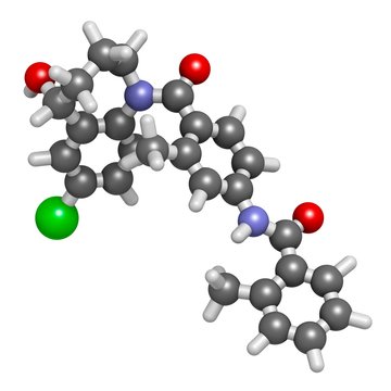 Tolvaptan hyponatremia drug molecule