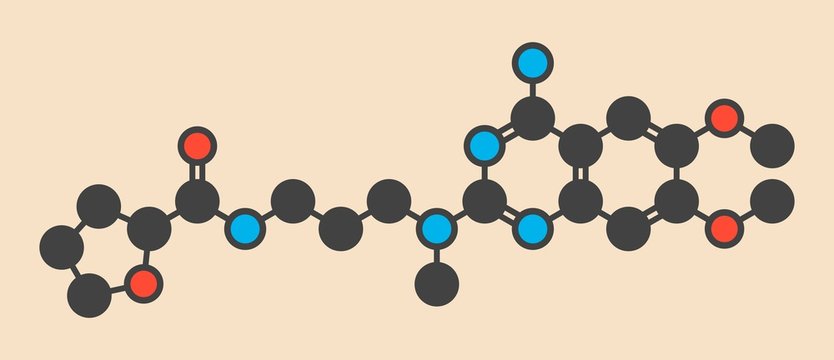Alfuzosin BPH drug molecule