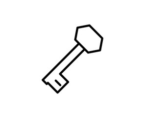 Key premium line icon