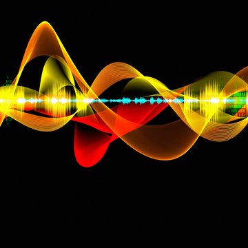 Abstract sound waves