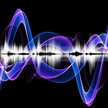 Abstract sound waves