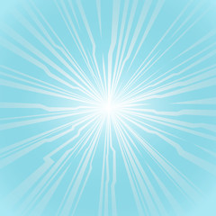 Obraz premium Illustration background of blue and white with sparkling light lines