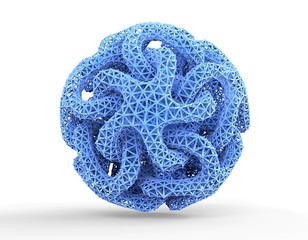 Sphere of linked stars, artwork