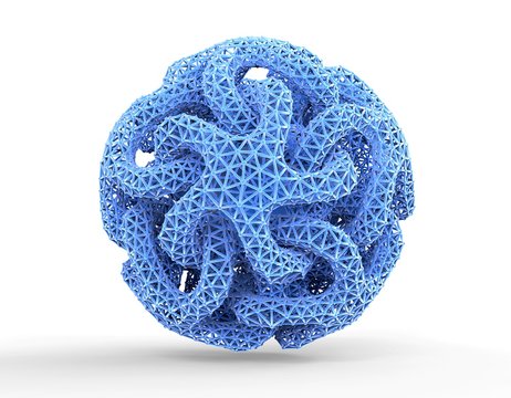 Sphere of linked stars, artwork