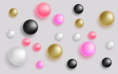 colorful pearls background	