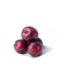 Plum or Sweet Ripe Plum fruit on a background new.