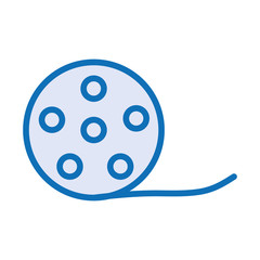 tape reel record isolated icon