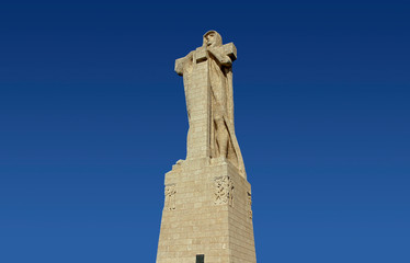 Monument to the Discovery Faith or Monument to Columbus, located in the city of Huelva, where the...