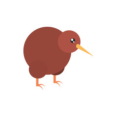 kiwi bird australia icon on white background