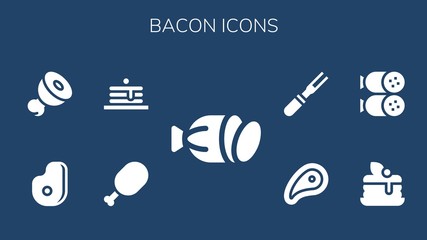 bacon icon set