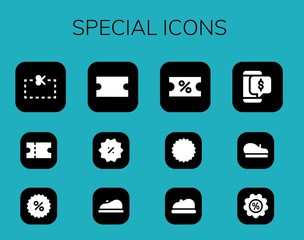 Modern Simple Set of special Vector filled Icons