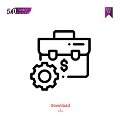 Outline business icon. business icon vector isolated on white background. Graphic design, material-design, strategy-and-management icons mobile application, logo, user interface. EPS 10 format vector