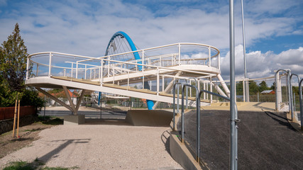 Gyorszentivan 09 27 2019 they handed over the bridge named after Imre Kálmán in Gyorszentiván