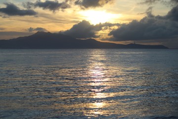Sunrise at the beach of Mabini Batangas Philippines