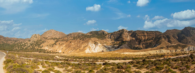 Vulkankrater Stefanos im Lakki-Tal von der Insel Nisyros Griechenland
