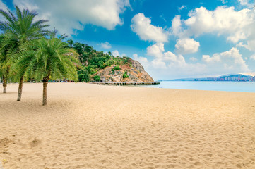 Beach in Gulangyu Island, Xiamen province, China
