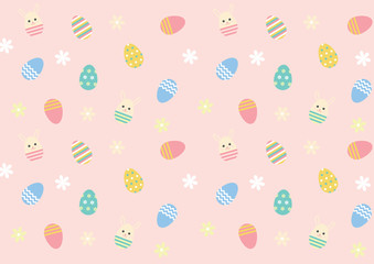 イースターエッグ　背景　イラスト