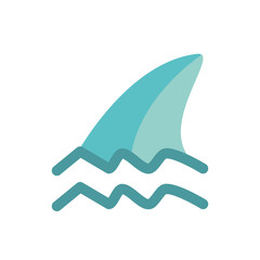 marine life, shark fin cartoon sea fauna animal