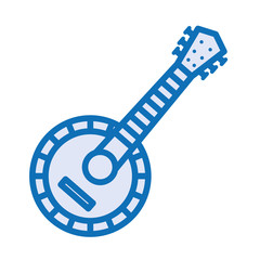 guitar musical instrument isolated icon